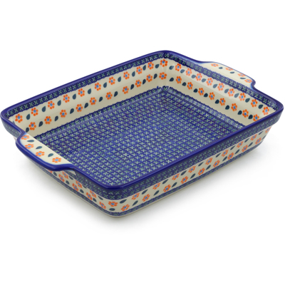 Pattern D5 in the shape Rectangular Baker with Handles