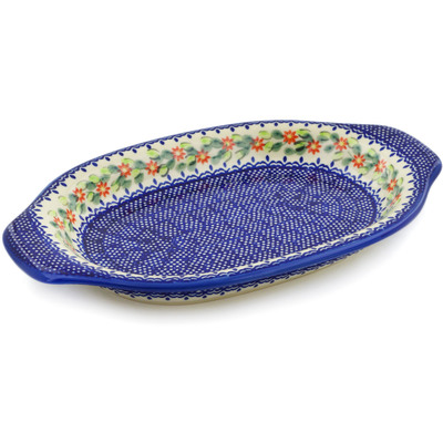 Platter with Handles in pattern D150