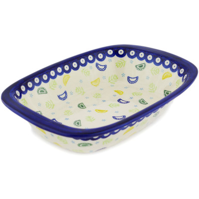 Rectangular Baker with Handles in pattern D529