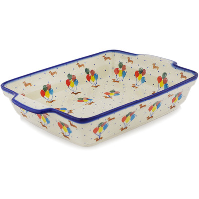 Pattern D507 in the shape Rectangular Baker with Handles