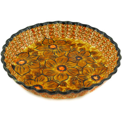 Fluted Pie Dish in pattern D91