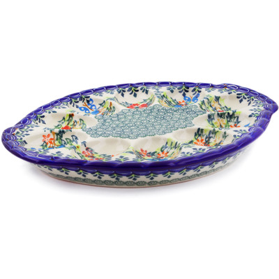 Pattern  in the shape Egg Plate