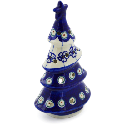 Pattern D106 in the shape Christmas Tree Candle Holder