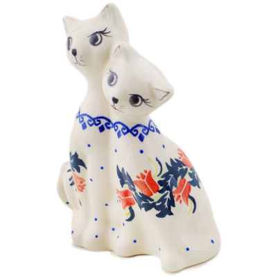 Cat Figurine in pattern D23