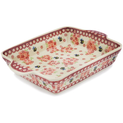 Pattern D513 in the shape Rectangular Baker with Handles