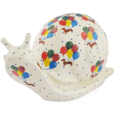 Snail Figurine in pattern D507