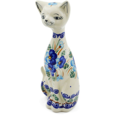 Cat Figurine in pattern D155