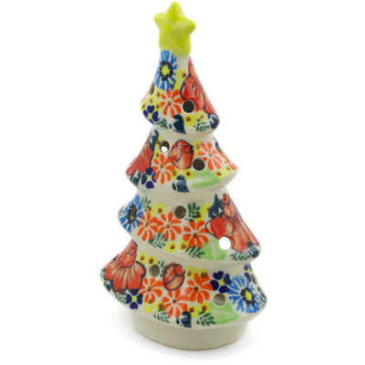Pattern D117 in the shape Christmas Tree Candle Holder