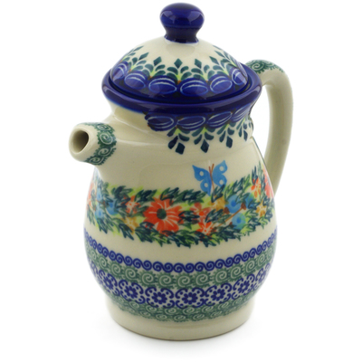 Pattern  in the shape Pitcher with Lid