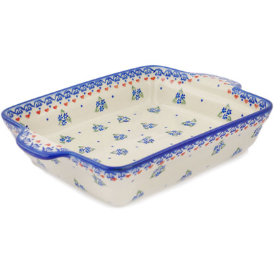 Pattern D33 in the shape Rectangular Baker with Handles
