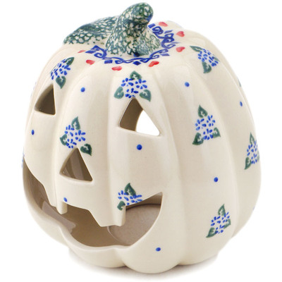 Pattern D33 in the shape Jack O Lantern Candle Holder
