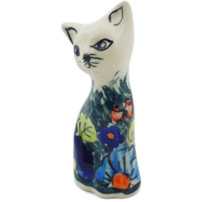 Cat Figurine in pattern D86