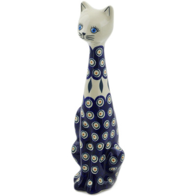Cat Figurine in pattern D22