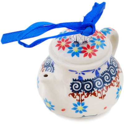 Pattern D203 in the shape Teapot Ornament