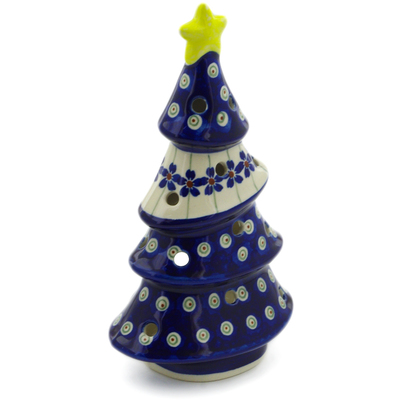 Pattern D274 in the shape Christmas Tree Candle Holder
