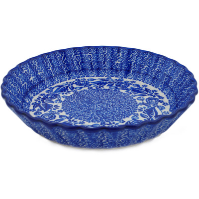 Fluted Pie Dish in pattern D350