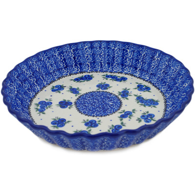 Fluted Pie Dish in pattern D347