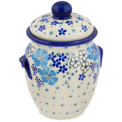 Pattern D197 in the shape Jar with Lid and Handles