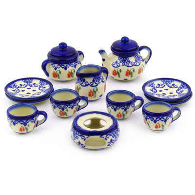 Mini Tea Set in pattern D38