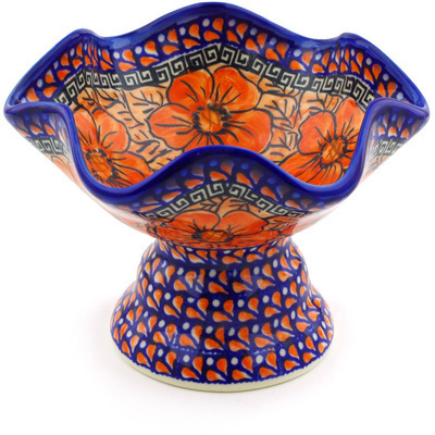 Bowl with Pedestal in pattern D92