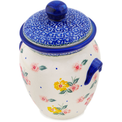 Jar with Lid and Handles in pattern D359