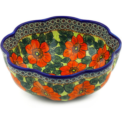 Pattern D95 in the shape Scalloped Fluted Bowl