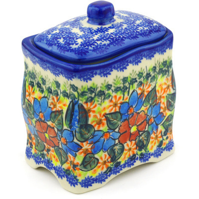 Pattern D111 in the shape Jar with Lid