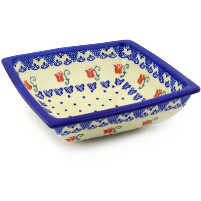 Square Bowl in pattern D38