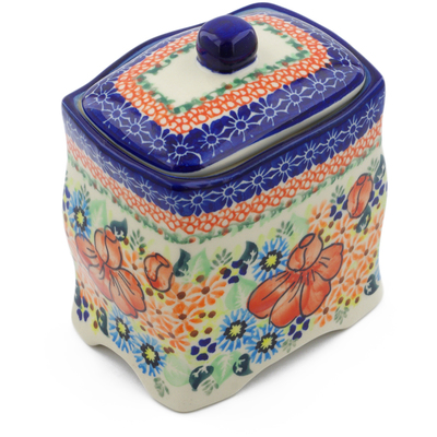 Pattern D117 in the shape Jar with Lid