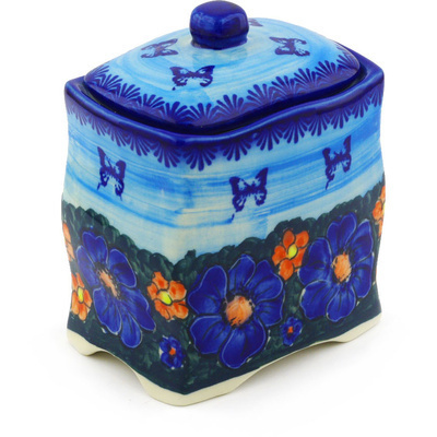 Pattern D113 in the shape Jar with Lid
