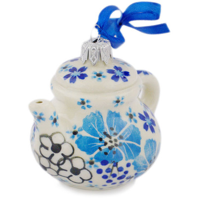Pattern D197 in the shape Teapot Ornament