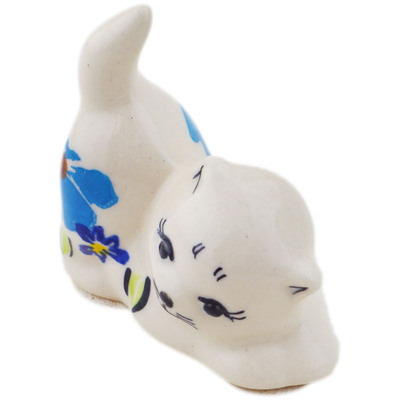Cat Figurine in pattern D198