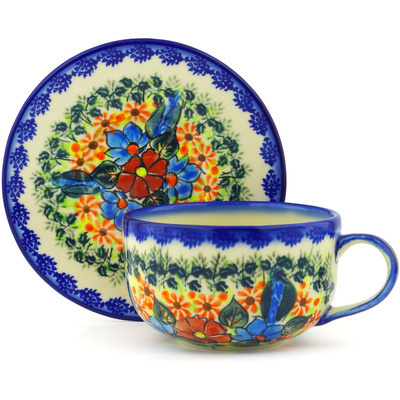 Cup with Saucer in pattern D111