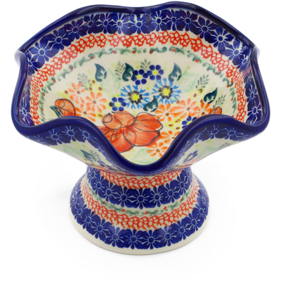 Bowl with Pedestal in pattern D117