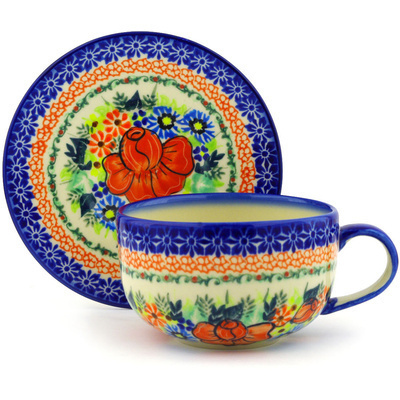 Cup with Saucer in pattern D117