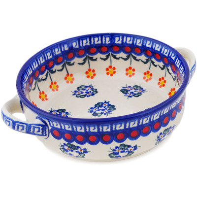 Round Baker with Handles in pattern D151
