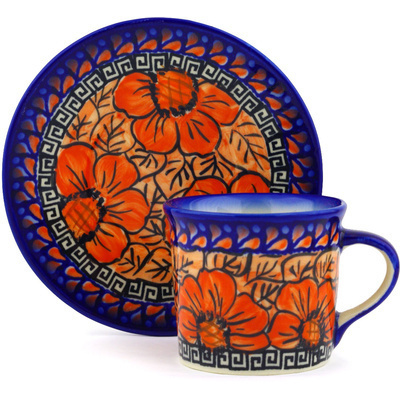 Cup with Saucer in pattern D92