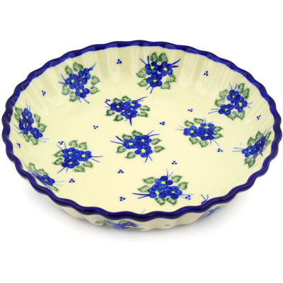 Pattern D51 in the shape Fluted Pie Dish