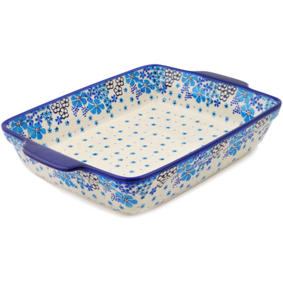 Pattern D197 in the shape Rectangular Baker with Handles