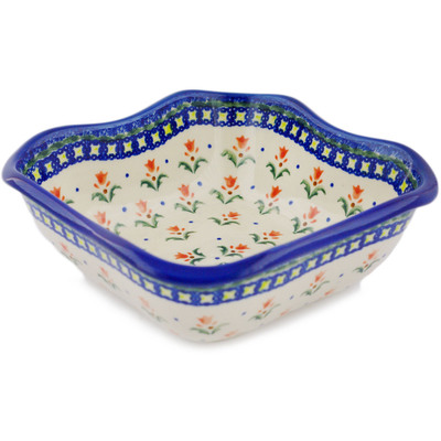 Pattern D7 in the shape Square Bowl