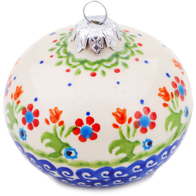 Pattern D19 in the shape Christmas Ball Ornament