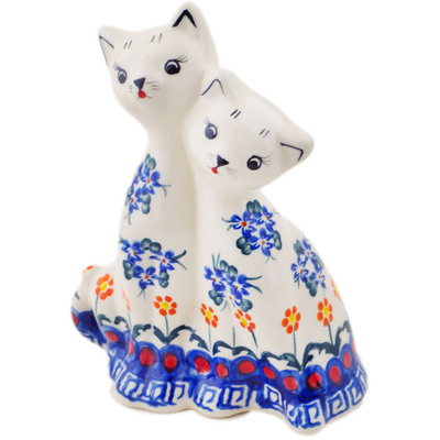 Cat Figurine in pattern D151