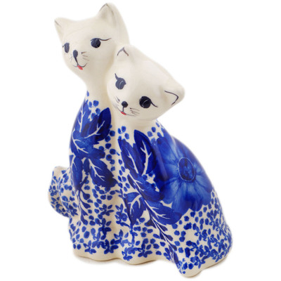Cat Figurine in pattern D409