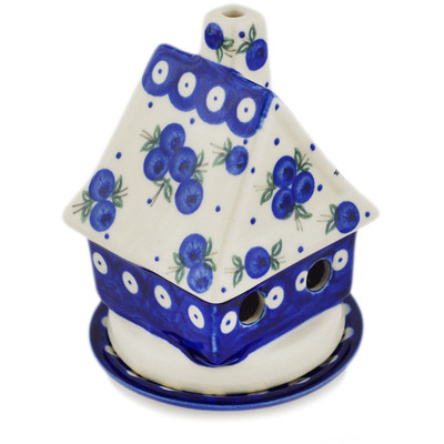 House Shaped Candle Holder in pattern D411