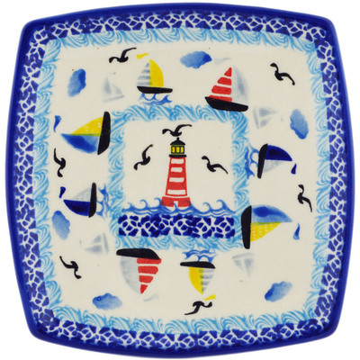 Square Plate in pattern D352