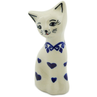 Cat Figurine in pattern D171