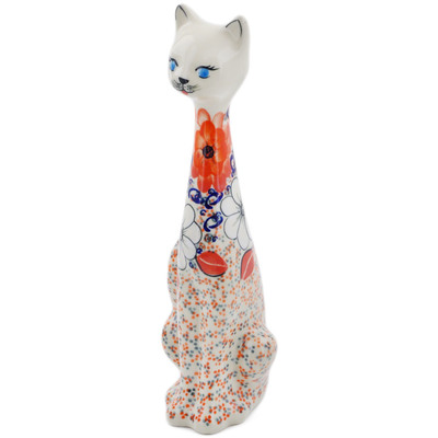 Cat Figurine in pattern D201