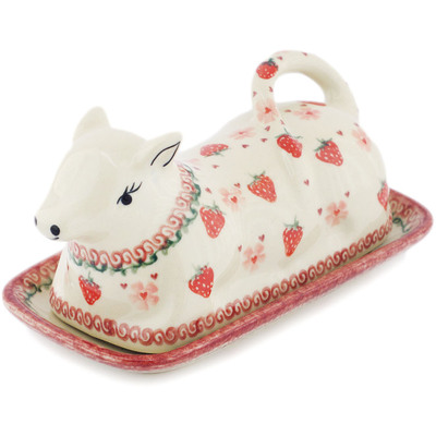 Pattern D460 in the shape Butter Dish