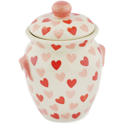 Jar with Lid and Handles in pattern D481