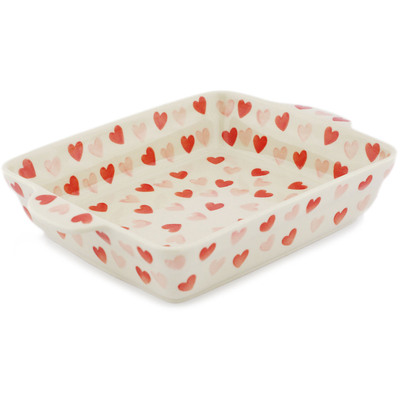 Rectangular Baker with Handles in pattern D481
